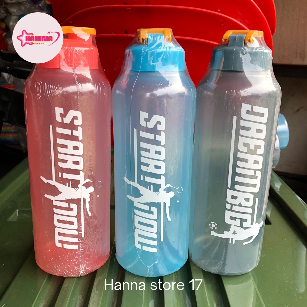 BOTOL MINUM FLIP 1000ML DREAM BIG SUNRISE/BOTOL MINUM 1L/BOTOL MINUM SUNRISE