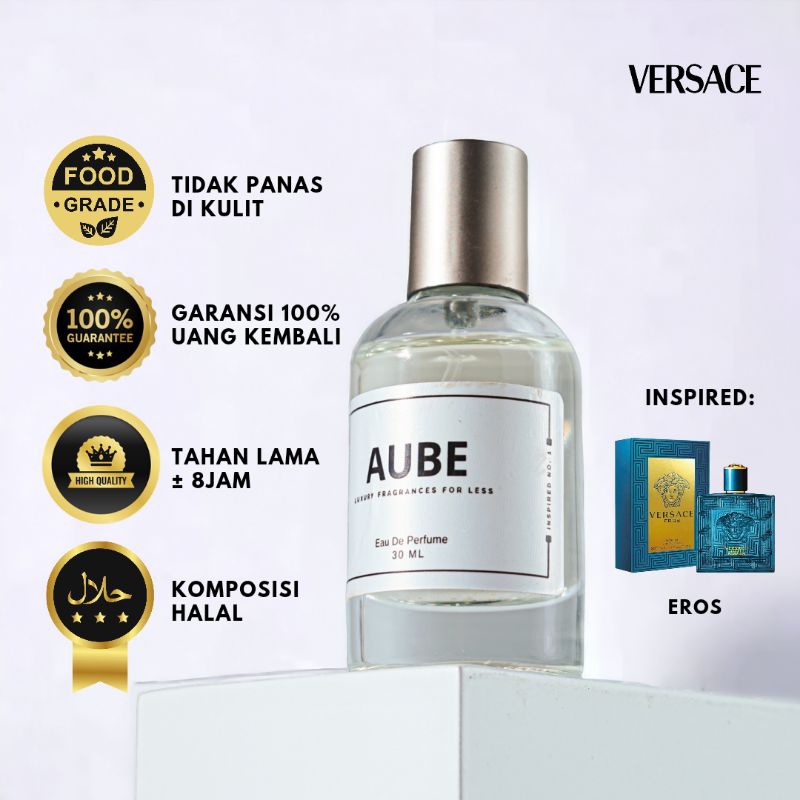 Aube - Eros Parfum Pria Aroma Tahan Lama Eau De Perfume 10ML 30ML 50ML Minyak Wangi Dupe Farfum By V