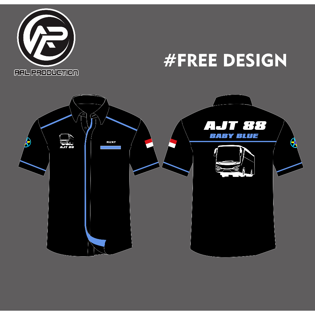 KEMEJA BUS, KEMEJA KERJA, KEMEJA JETBUS, KEMEJA PARIWISATA, KEMEJA KERJA BUS