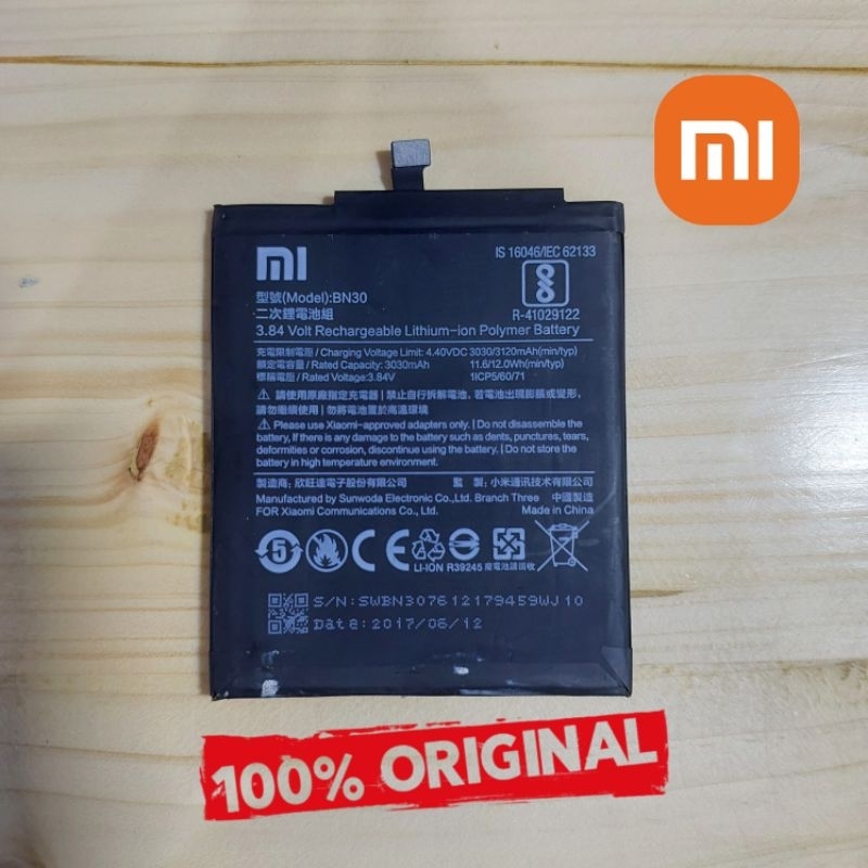 BATRE BN30 BATERAI BN 30 BATTERY XIAOMI REDMI POCO MI 100% ORIGINAL COPOTAN