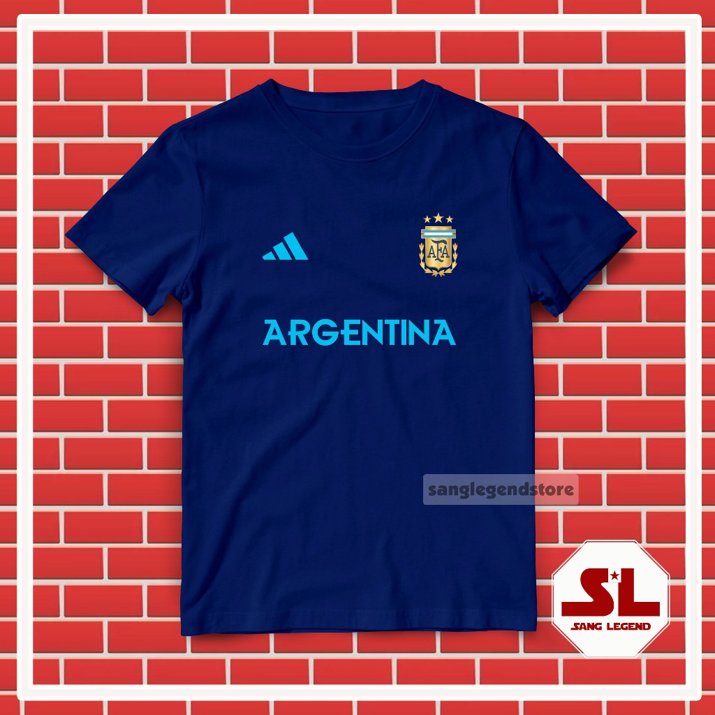 KAOS BAJU TSHIRT DISTRO BOLA NEGARA ARGENTINA 001