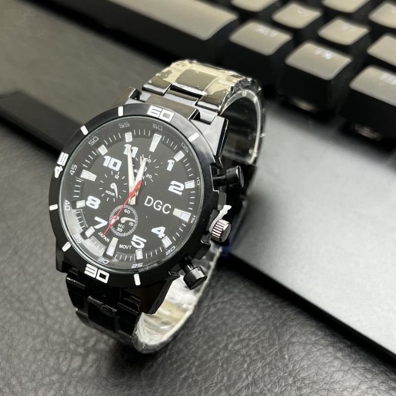 DGC JAM TANGAN STAINLESS RANTAI KRISTAS PREMIUM JAM TANGAN RANDOM