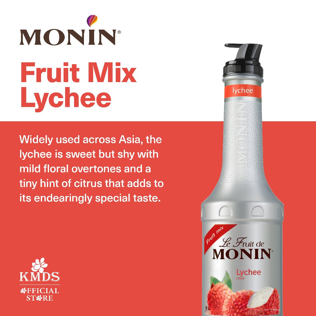 

Monin Puree Fruit Mix Lychee 1 Liter