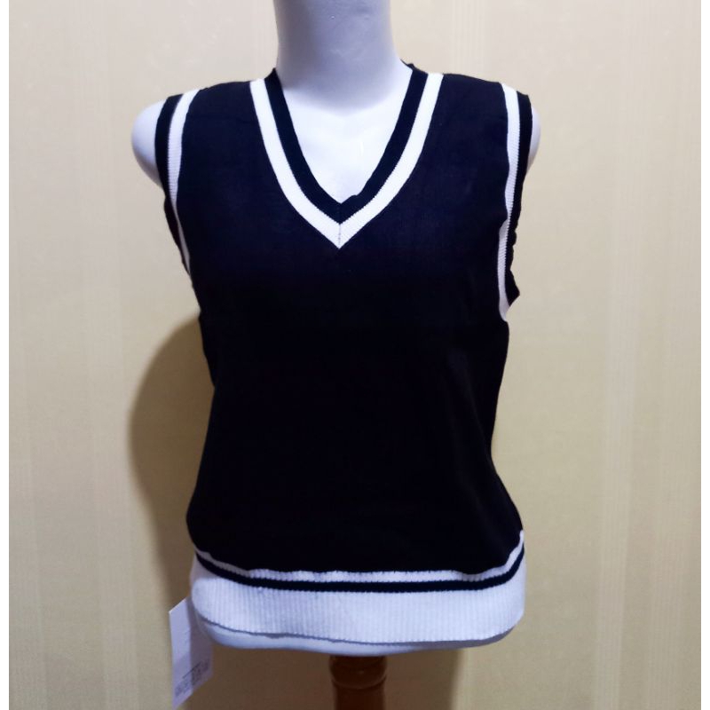 VEST ROMPI CARDIGAN OUTER PINK DOSE RAJUT KOREA STYLE IMPORT BAJU BANGKOK BKK