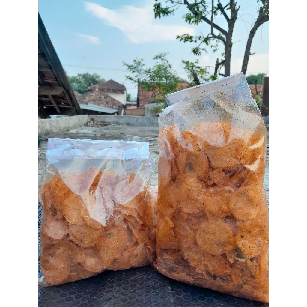 

500gram kripik kaca xtra pedas daun jeruk