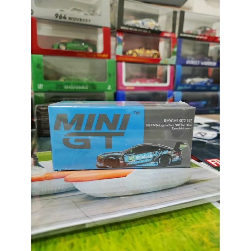 mini gt bmw m4 gt3 2023 IMSA laguna seca