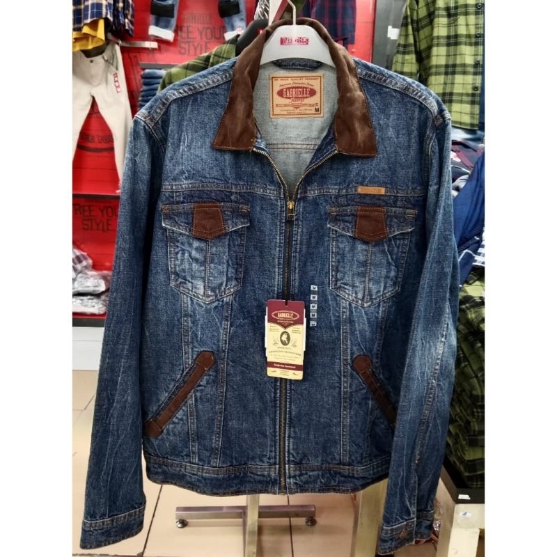 Jaket panjang pria Gabrielle jeans original mens BBJC127X1123M Jaket jeans pria | jaket jeans remaja