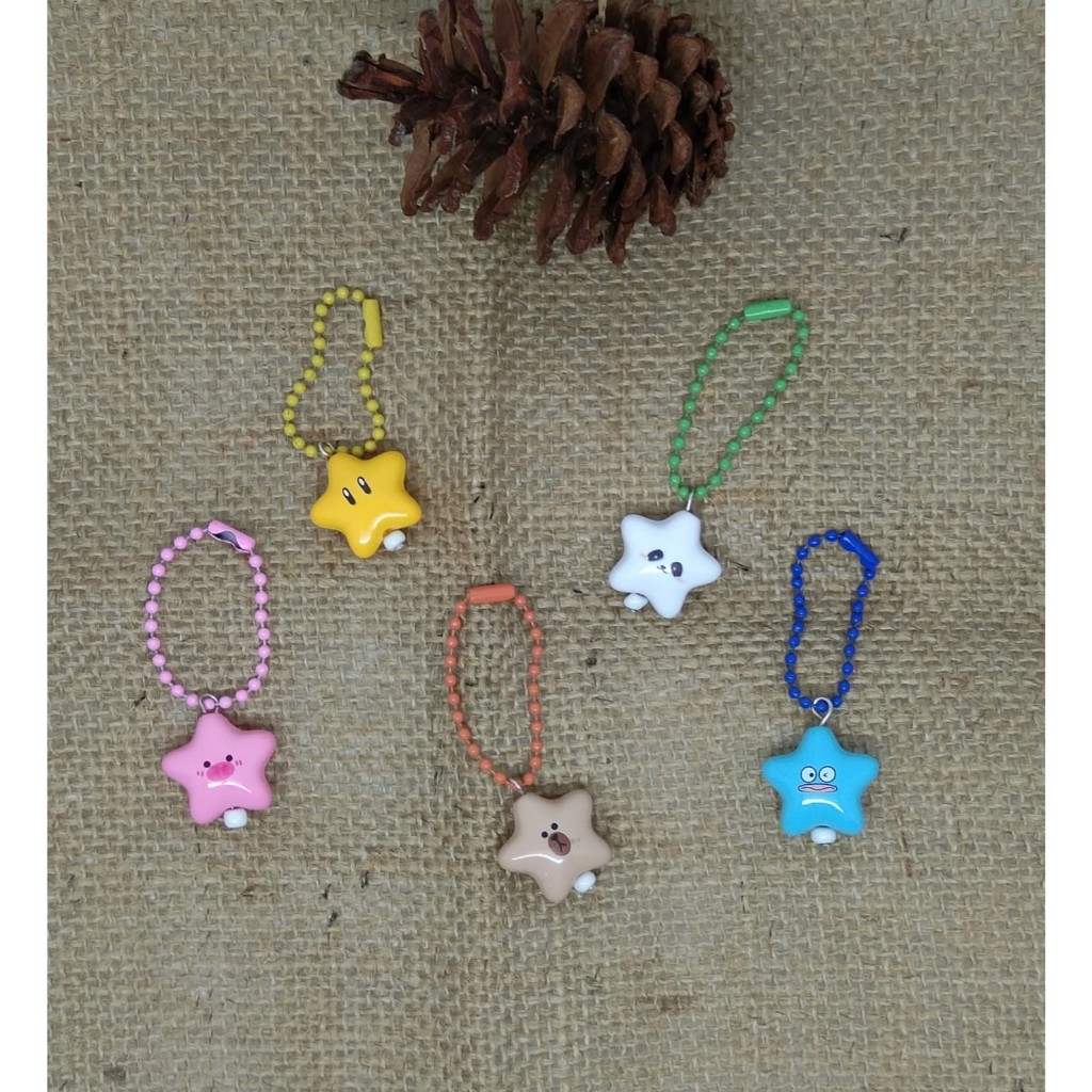 Gantungan Kunci /  Gantungan Tas Bintang Kecil