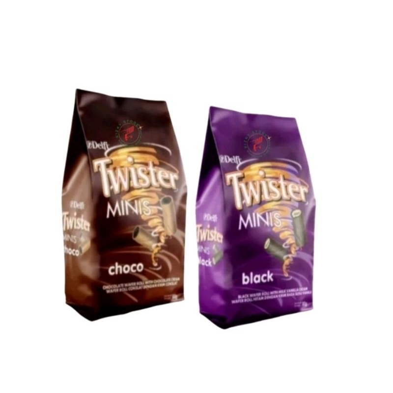 

Twister Minis Wafer Roll Mini Choco Black Vanilla 70 gr