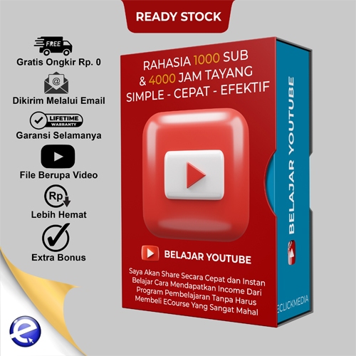 Belajar Youtube - Rahasia Mendapatkan 1K Subscriber dan 4K Jam Tayang
