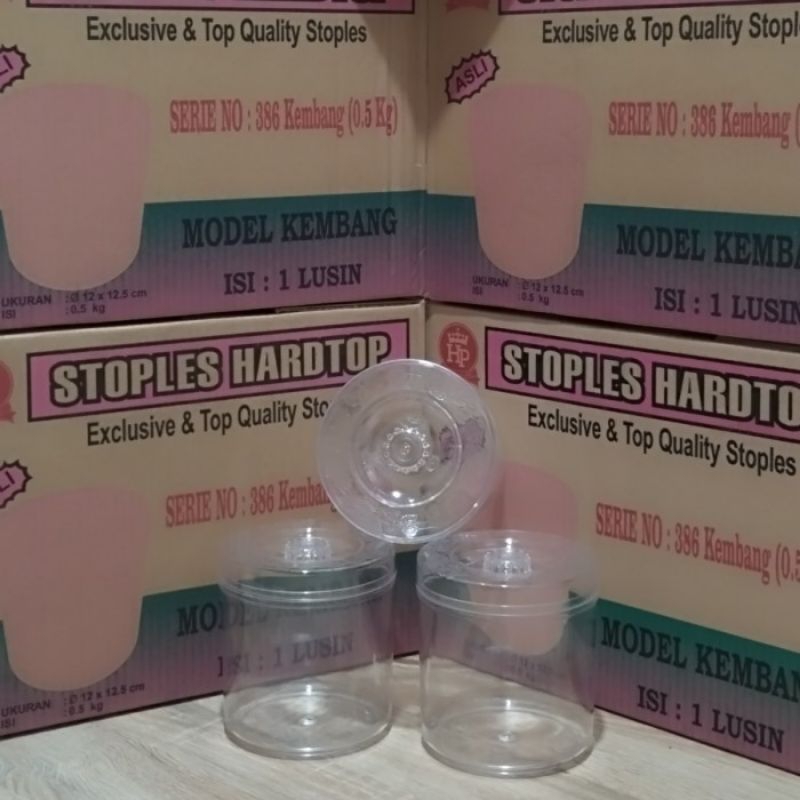 Toples Hardtop - 386 (500 gr) Bulat Tinggi Kembang, Link untuk Ekspedisi