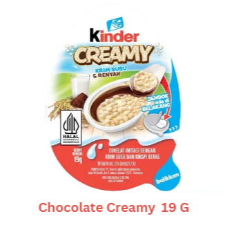 

Kinder Creamy Milky & Crunchy with Crispy Rice 19 gr