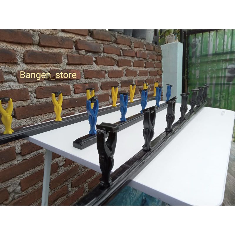 Pion /Kanco Joran timbang sensitip dudukan saka Libra anti badai alat pancing memancing ikan jeujeur