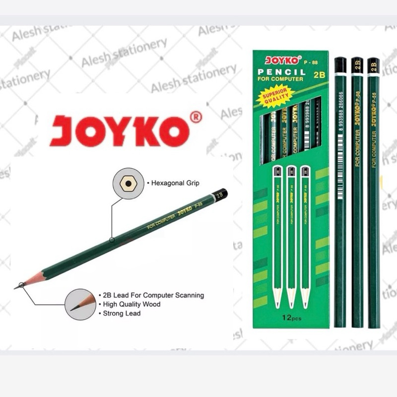 

Pencil Pensil Joyko P-88 2B isi 12 PCS