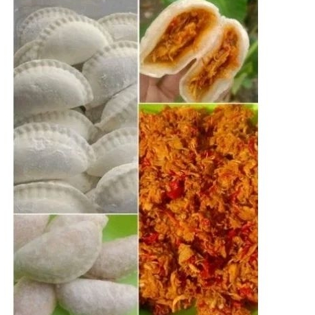 

Cireng isi ayam suwir - pedas ukuran kecil isi 10