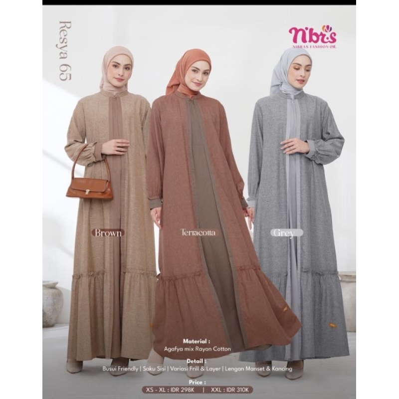 Resya 65 Gamis terbaru nibras