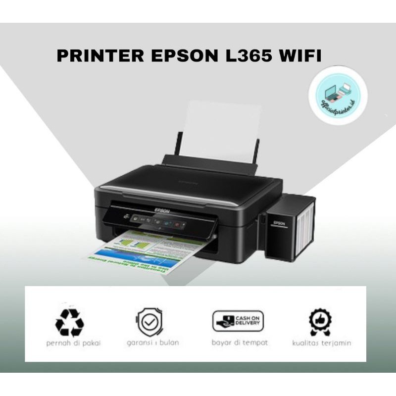 Printer Epson L365 Printer WiFi Fotocopy kaca scan