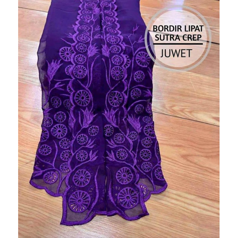 kain kebaya bordir lipat/ kain kebaya roda lipat