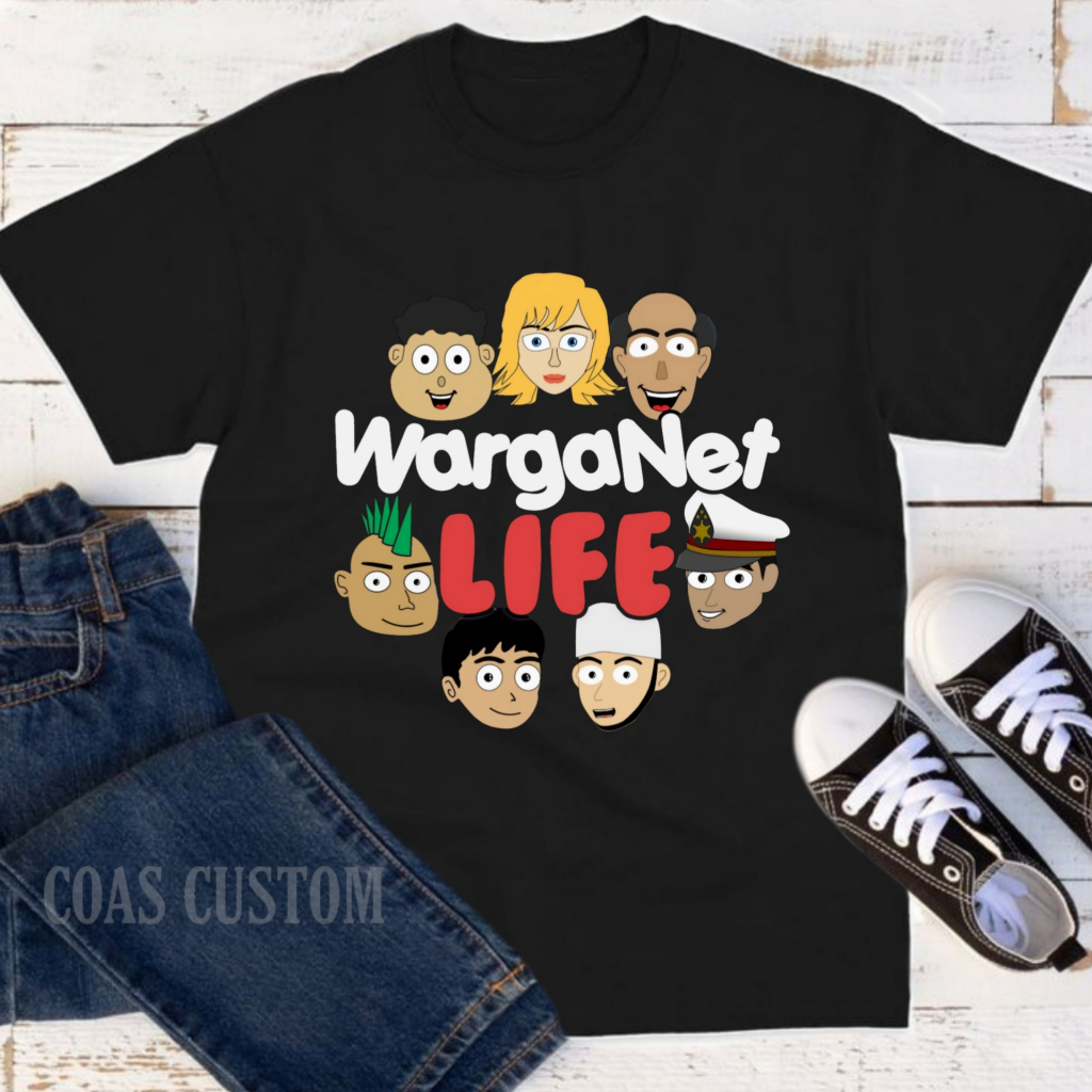 BAJU ANAK KAOS ANAK WARGANET LIFE