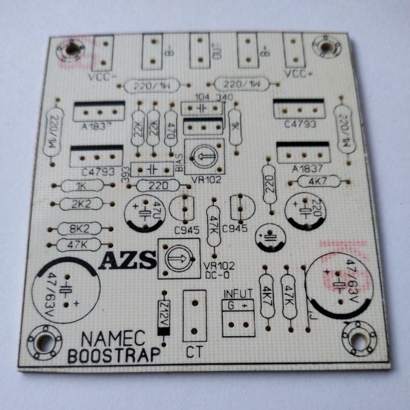 PCB power bostrap namec 1000w mono Fbr