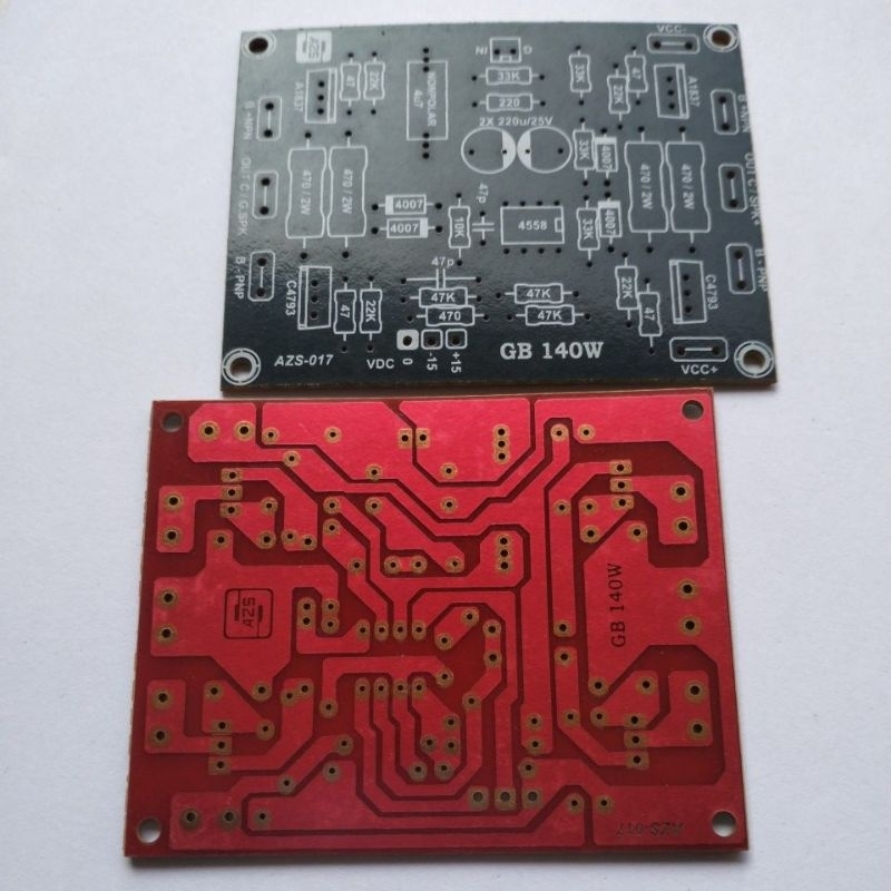 PCB power GB 140w out colektor pertinak
