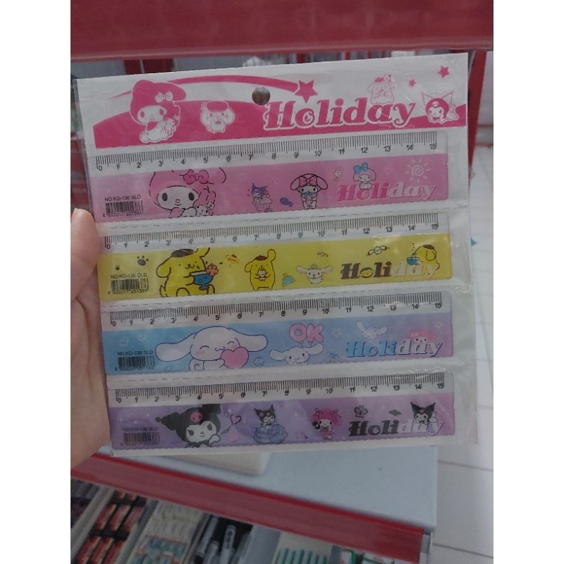 

PENGGARIS 15 CM SANRIO. (PCS)