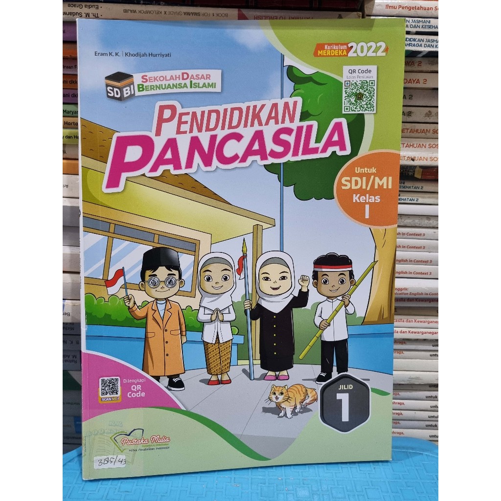 BUKU BEKAS PENDIDIKAN PANCASILA SDBI KELAS 1/4 PUSTAKA MULIA ERAM K MERDEKA