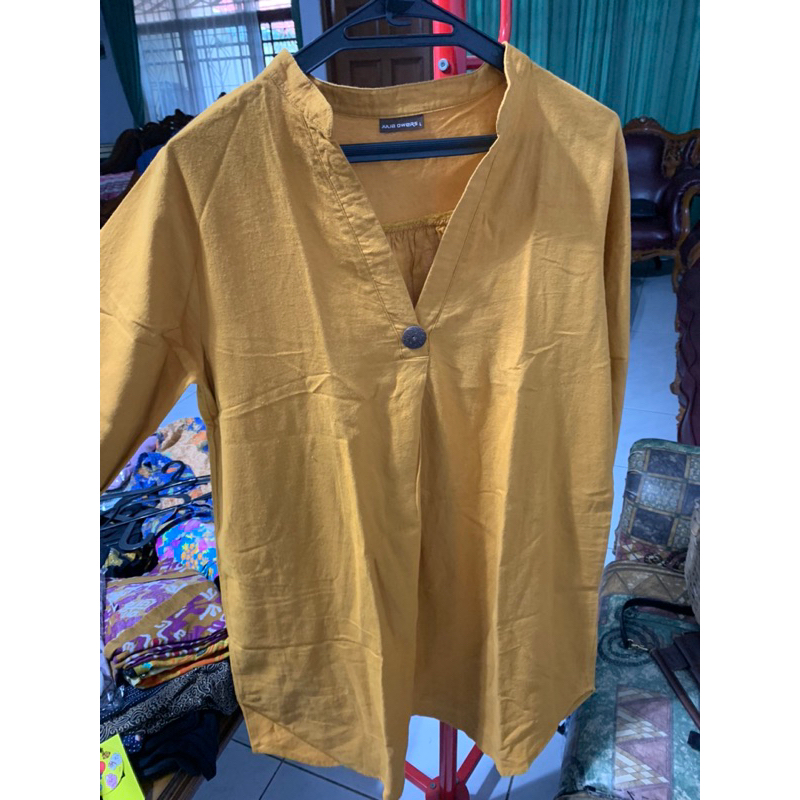 JULIA OWERS - Tunik Linen / Dress Jumbo / Linen Jumbo