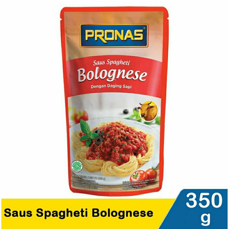 

pronas sauce spaghetti bolognais 350gr