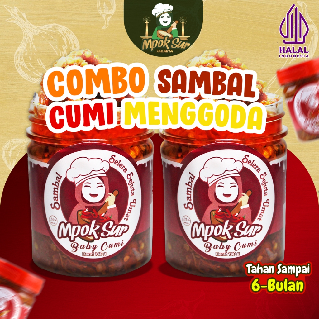 

Mpok Sur - Rasa Cumi Yang Menggoda Sambal Baby Cumi Isi dua