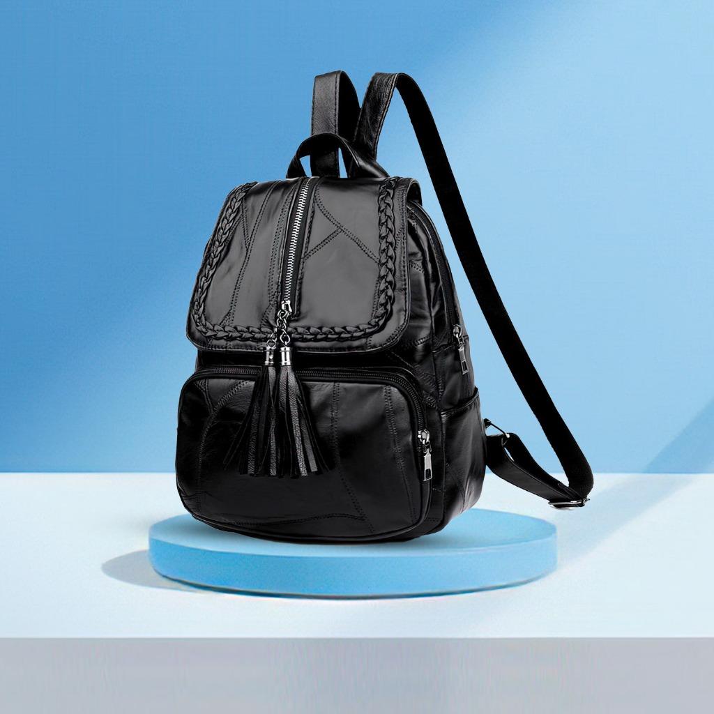 Back Pack Smp Sma Cewe Korea Ts Cewe Polos Murah Taa Skolah Aesthetic Import Rensel Laptop Kerja Tad