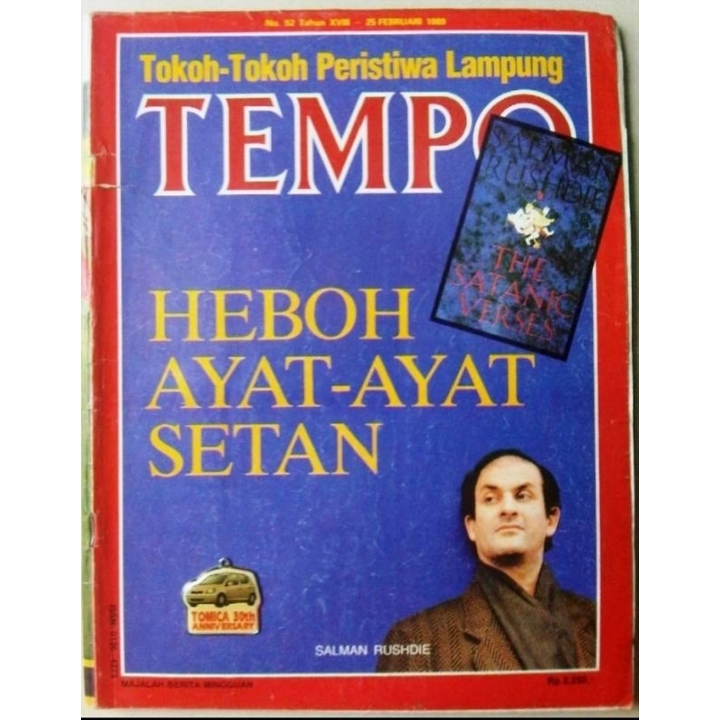 Majalah Tempo lama 25 Februari 1989 : Heboh Ayat-Ayat Setan
