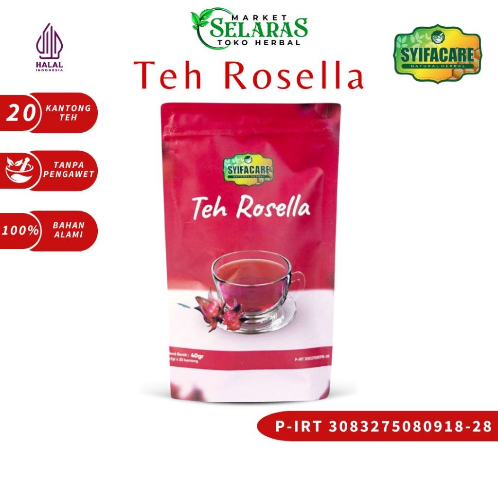 

Teh Rosella Syifacare Minuman Tradisional 100% Herbal Dari Bunga Rosella Pilihan Terbaik Untuk Tubuh