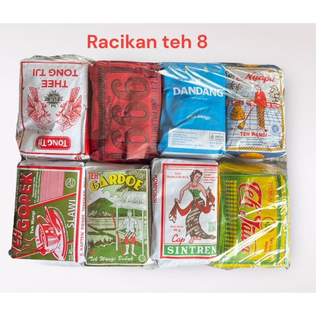 

Racikan teh solo 8 pcs teh tubruk solo sintren,nyapu