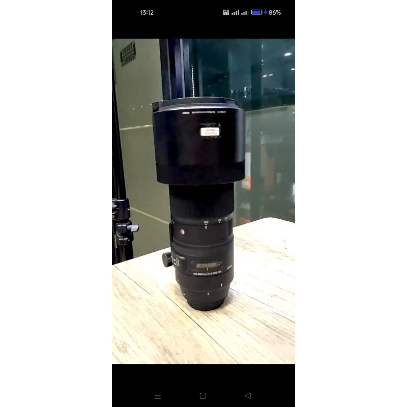 lensa sigma canon 150-600mm contemporer