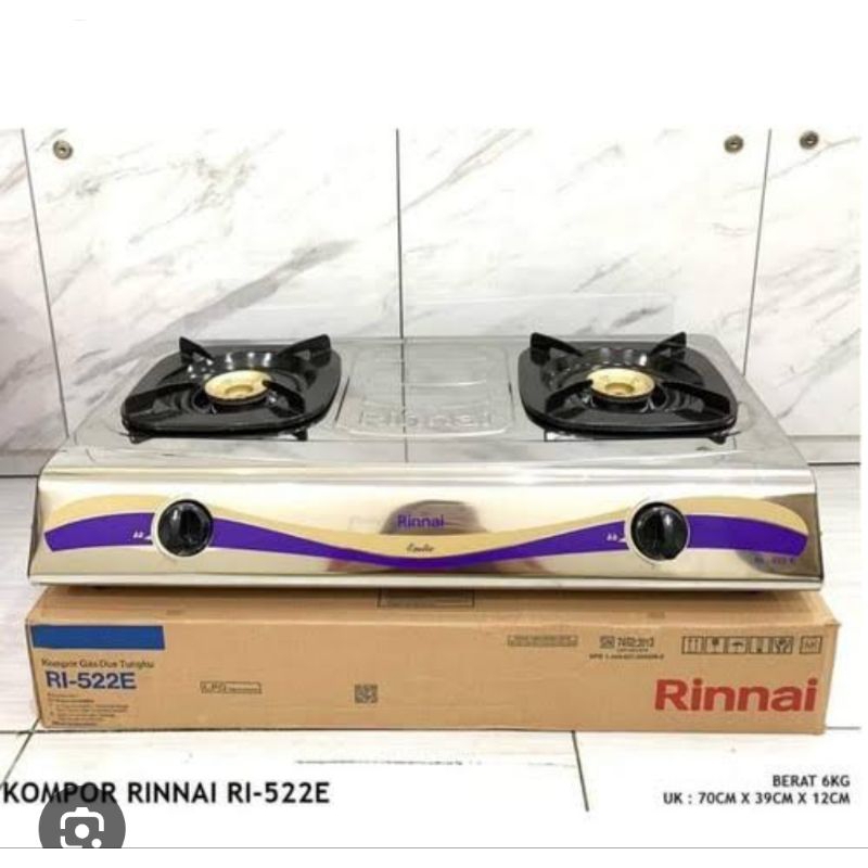 kompor rinnai 2tungku RI-522E