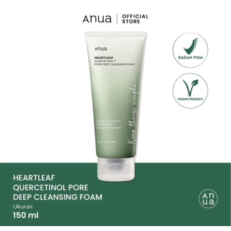 Anua Heartleaf Pore Deep Cleansing Foam 150ml