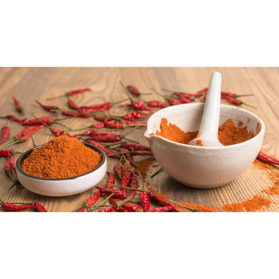 

Cabe Rawit Bubuk Pedas Nampol 120.000 SHU (50 Gram) / Bird’s eye chili Powder