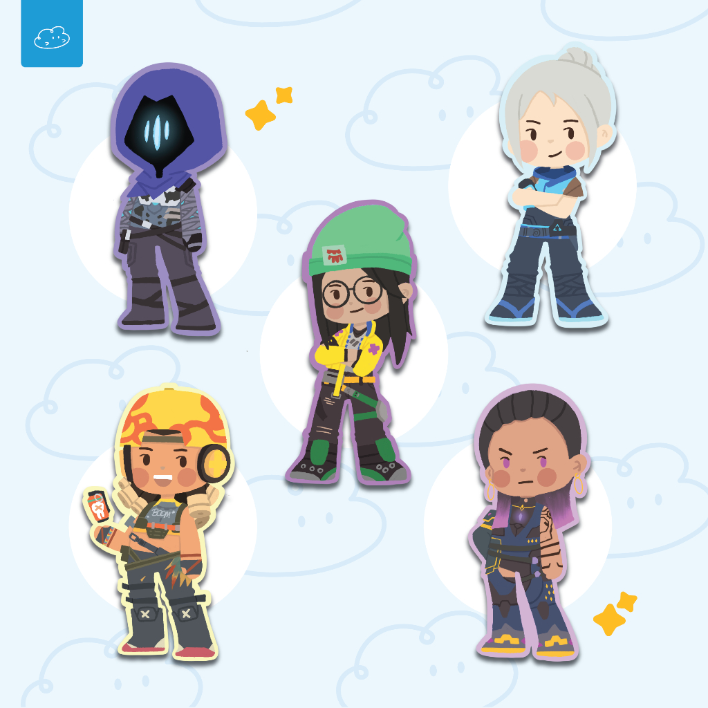 

Sticker Agent Valorant | Sticker Glitter Valorant Agent