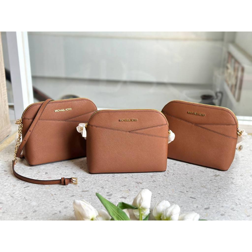 MK JET SET TRAVEL MD DOME XBODY LTH LUGGAGE