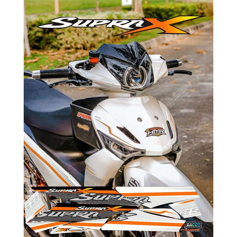 striping supra x 125 striping stiker wave 125