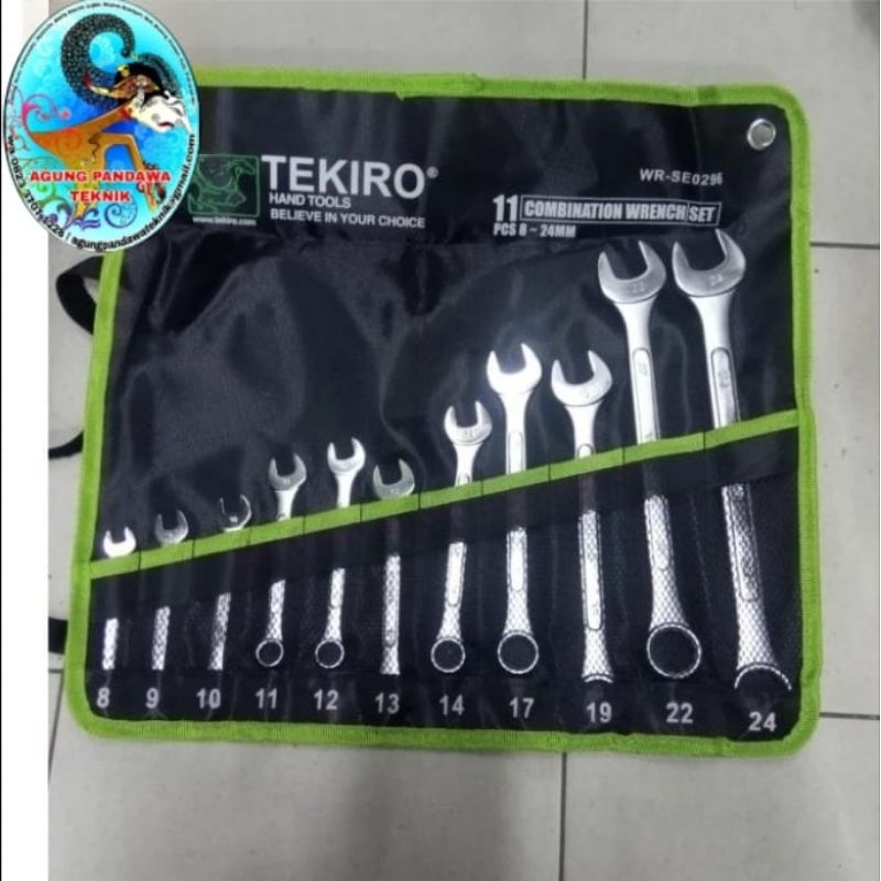 TEKIRO Kunci Ring Pas set 8-24mm