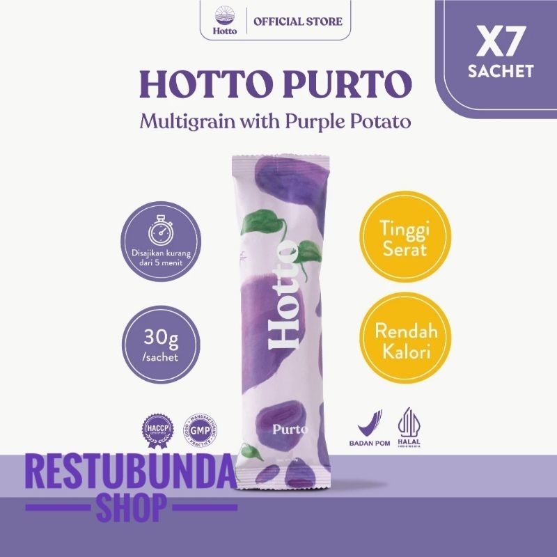 

HOTTO PURTO Multigrain 7 Sachet Original BPOM