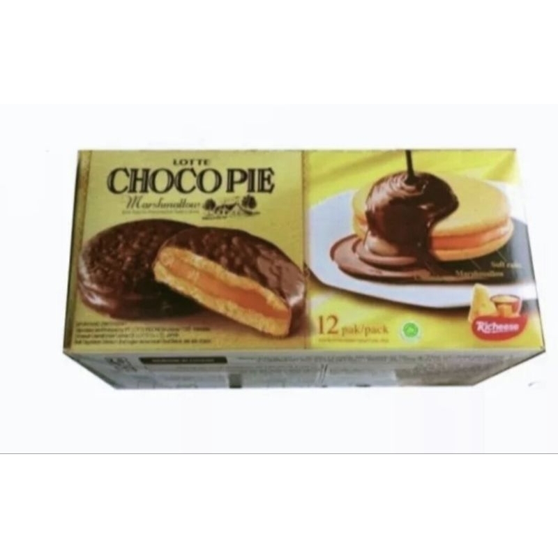 

Lotte Choco Pie Keju Marsmallow box isi 12 pcs