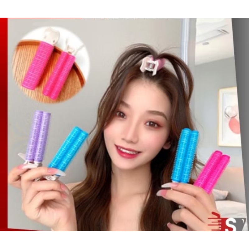 Jepit Rambut Gulung / Roll Rambut Jepit Untuk Poni / Roll Rambut