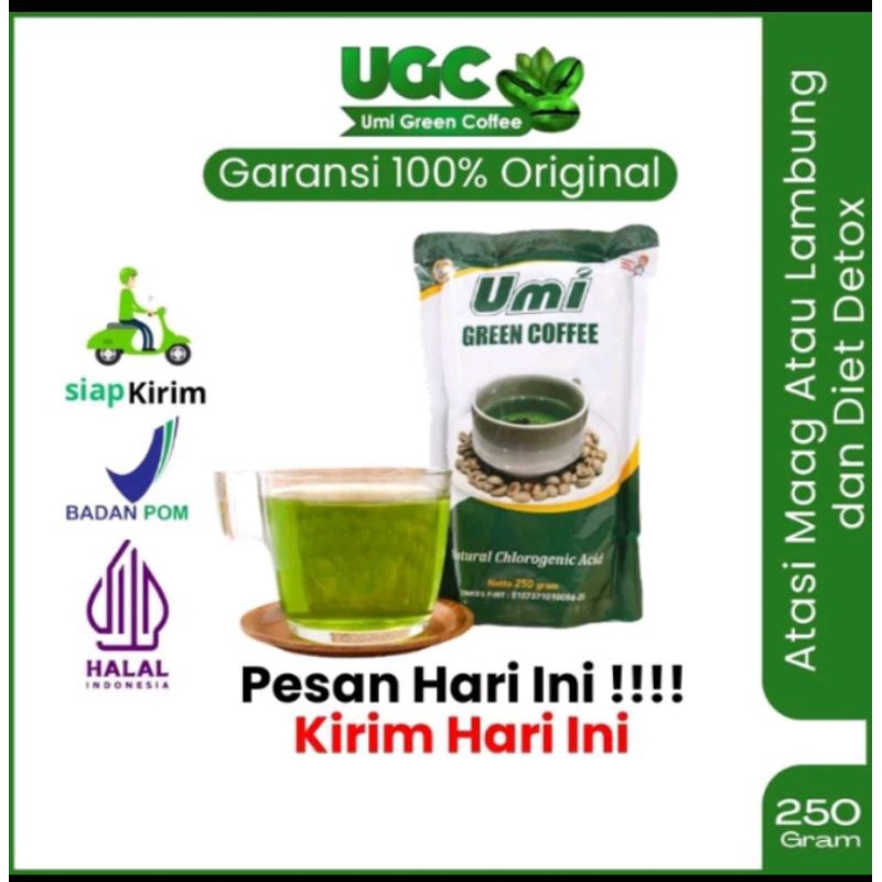 Beli 2 gratis satu /Umi Green Cofee/coffee Original/kemasan baru/promil/coffee kesehatan/UGC