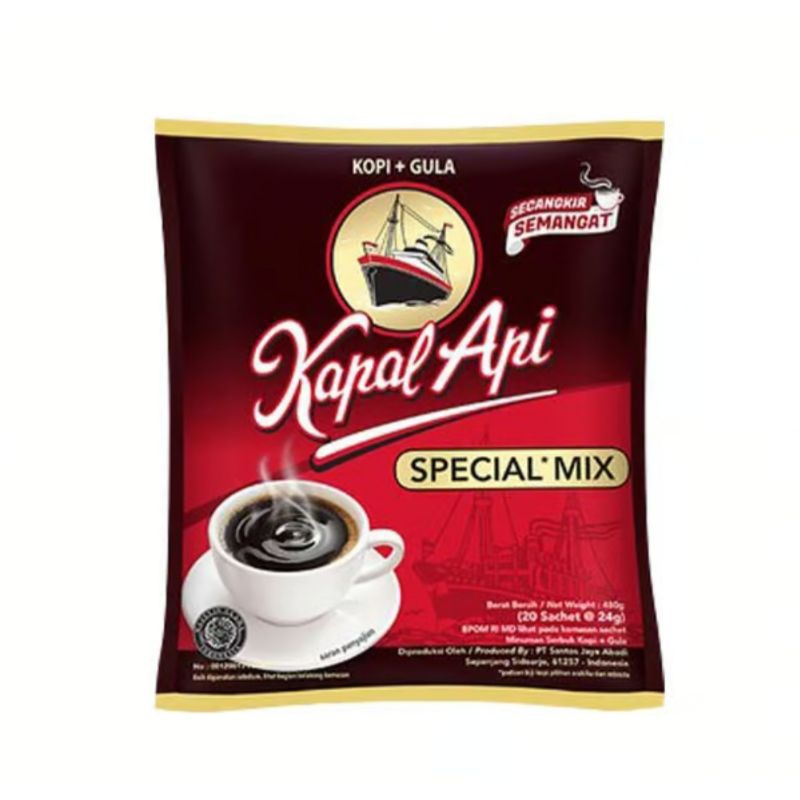 

MC KOPI KAPAL API SPESIAL MIX 3IN1 20gr 4pcs