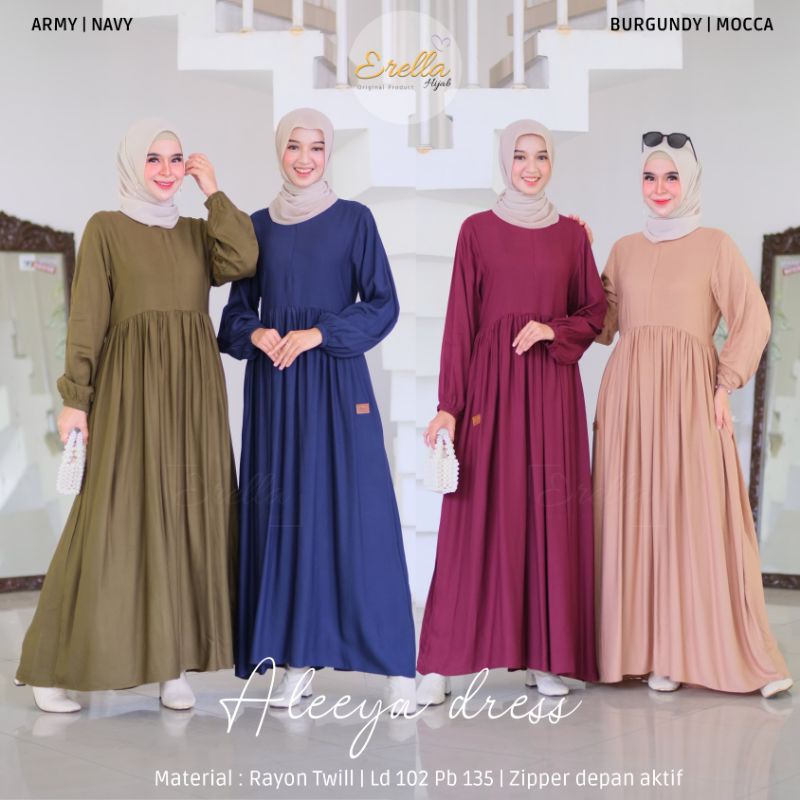 ANGGRAINI ~ ERELLA ~ GAMIS SYARI ~ DRESS MUSLIM ~ GAMIS BUSUI ~ GAMIS POLOS ~ GAMIS RAYON ~ ALEEYA D