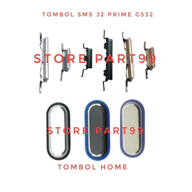 TOMBOL ON OFF VOLUME SAMSUNG J2 PRIME + TOMBOL HOME