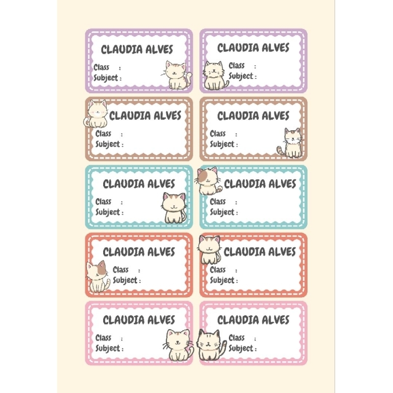 

stickerlabel namabuku